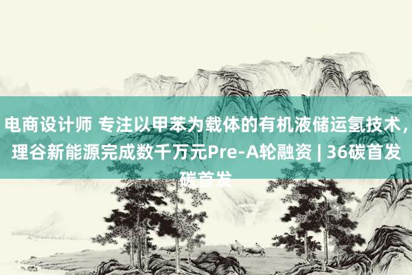 电商设计师 专注以甲苯为载体的有机液储运氢技术，理谷新能源完成数千万元Pre-A轮融资 | 36碳首发